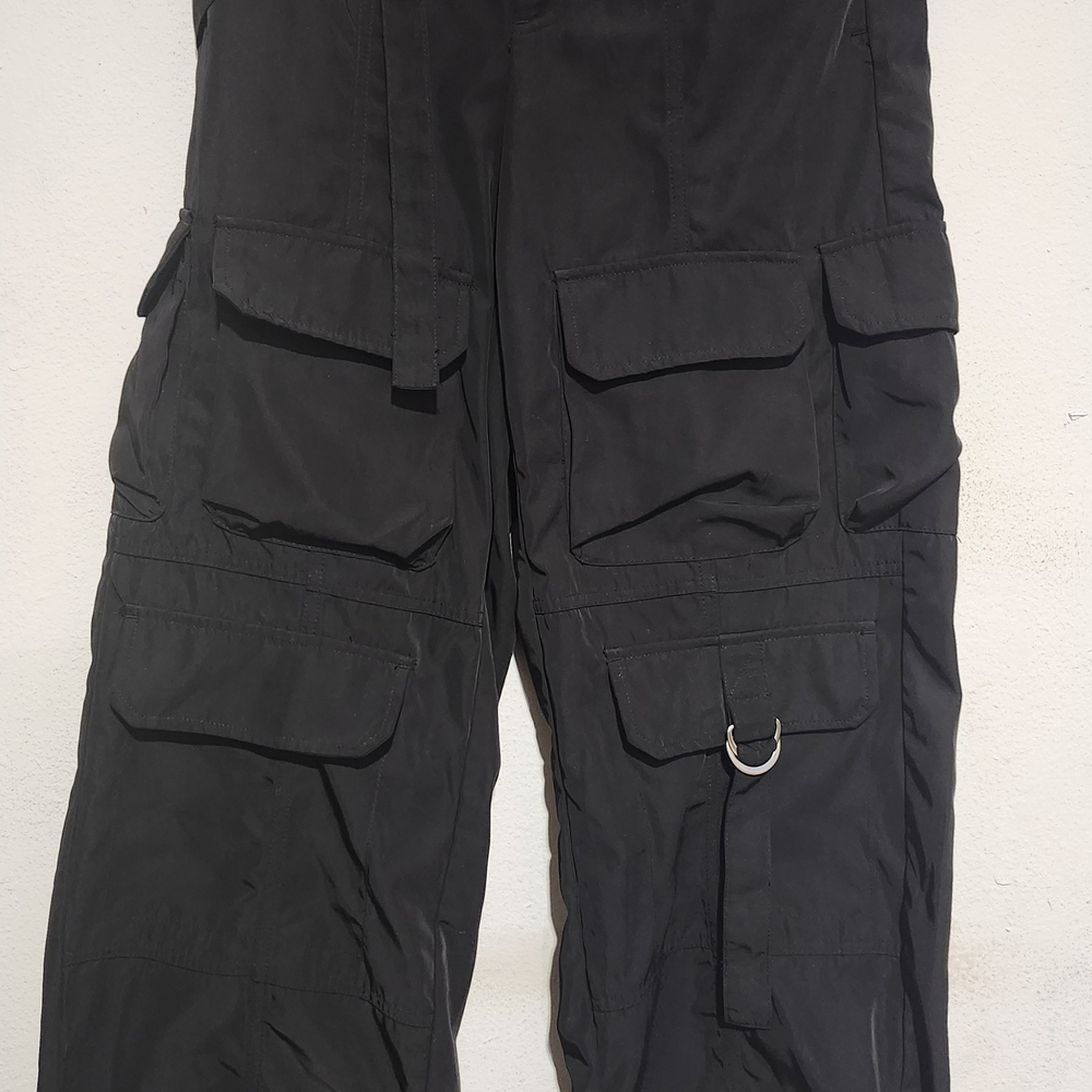 Bershka Black Cargo Pants